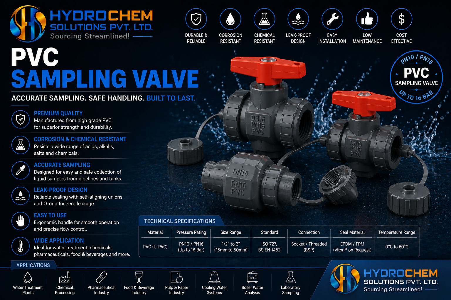 PVC Sampling Valve